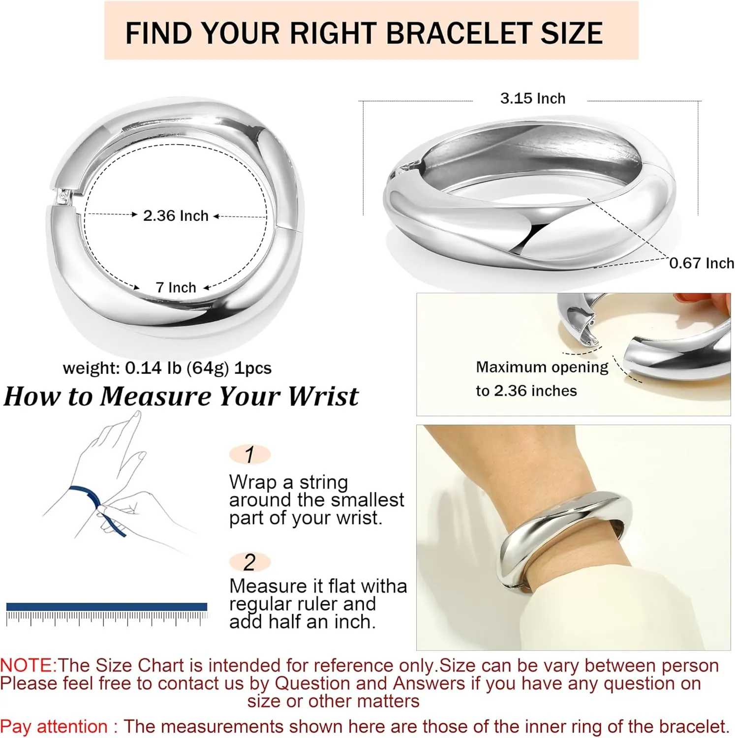 2Pcs Bangle Bracelets for Women Gold Arm Cuff 14k Gold Plated Chunky Gold Bangle Set Hinged Cuff Bracelets Trendy Arm Cuff Jewelry for Women