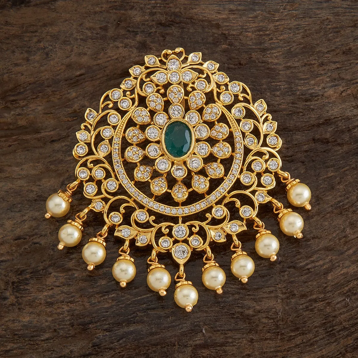 92.5 Silver Zircon Pendant 160630
