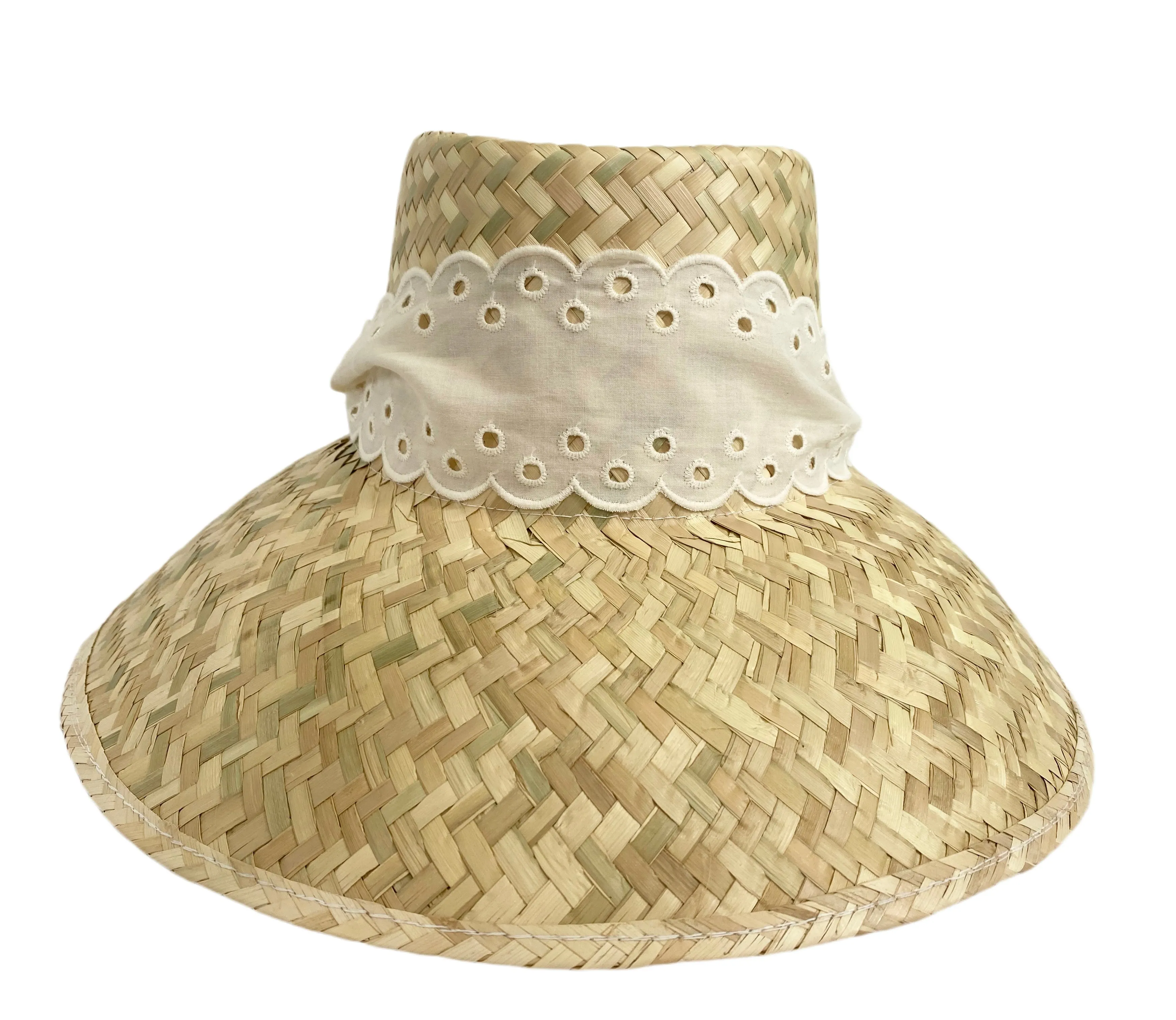 Antique Eyelet Scallop Ribbon - Wide & Short
