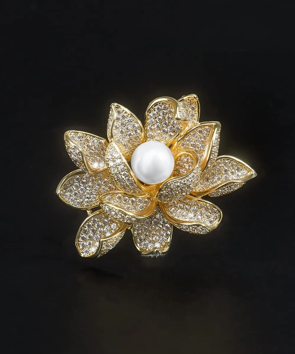 Brooches for Women, Cubic Zirconias Broach Pin Fashion Jewelry Gift Brooch Pins for Wedding Party Birthday Banquet
