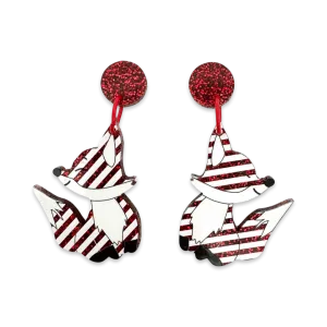 Candy 🦊 fox - earrings - Set of 2