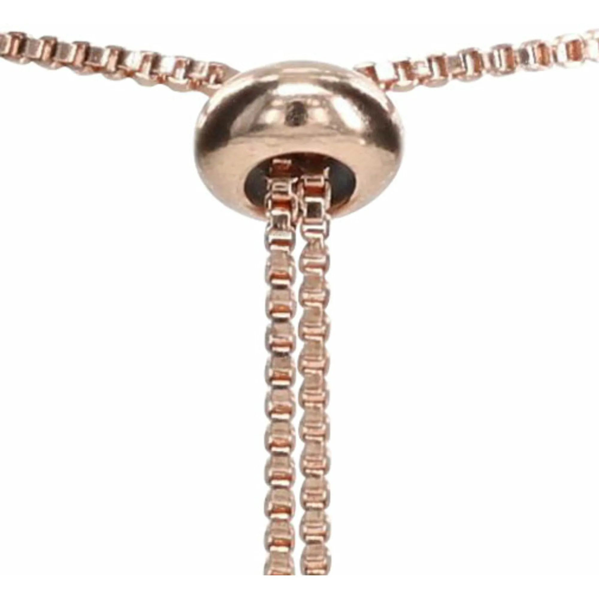Crystal Flora in Rhodium 4.5" Austrian Crystal Drawstring Bracelet