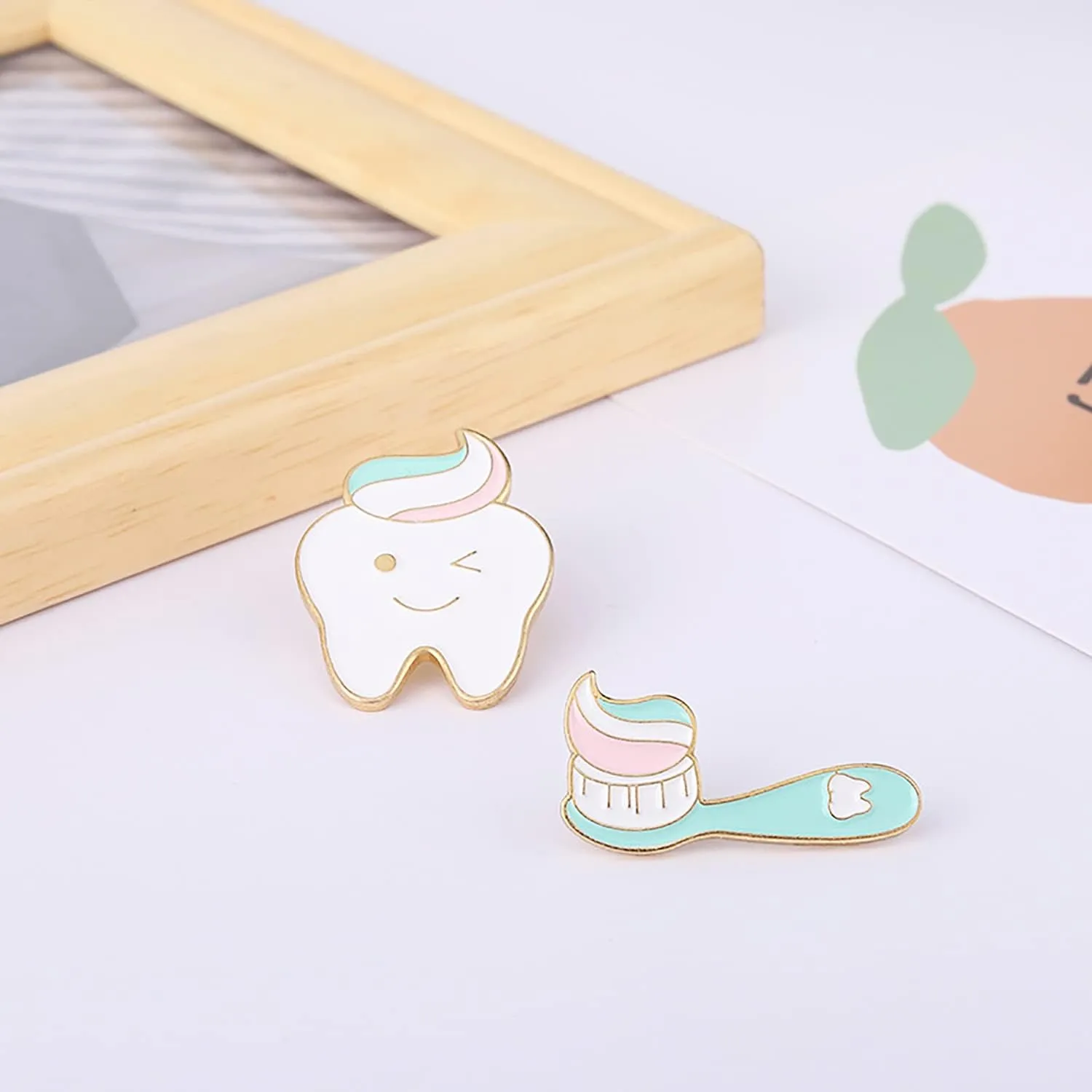 Cute Pins Pin Girls' Brooches Women's Brooches & Pins Medical Jewelry Enamel Brooch Set Nurse Doctor Graduation Medical Student for Woman Chemistry Brooch