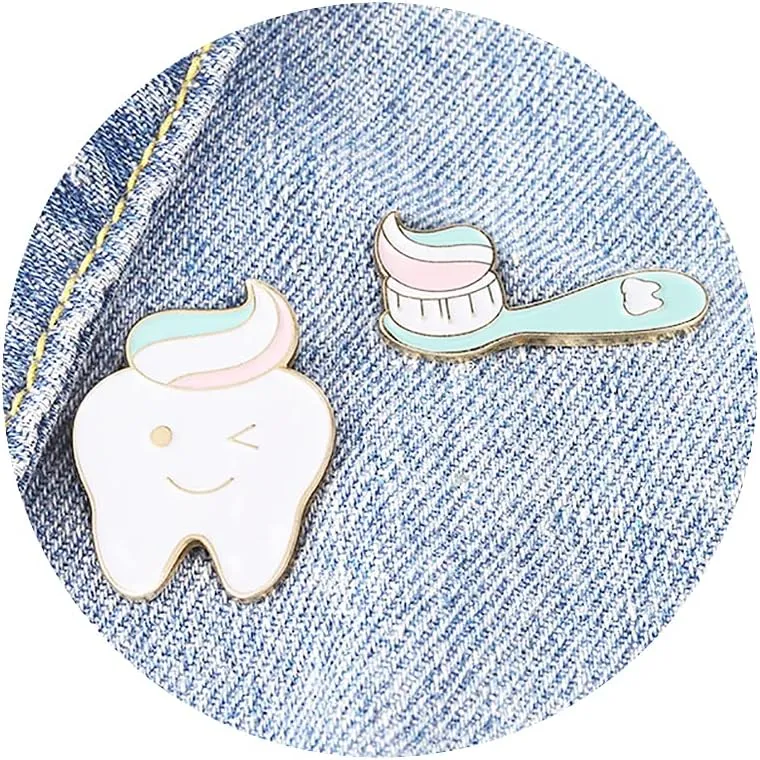 Cute Pins Pin Girls' Brooches Women's Brooches & Pins Medical Jewelry Enamel Brooch Set Nurse Doctor Graduation Medical Student for Woman Chemistry Brooch