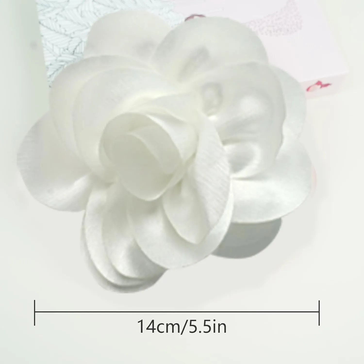 Elegant Satin Fabric Flower Brooch Pins and Flower Hair Clips, Big Size for Women's Dress Accessories, for Weddings, Parties, Dating, Rose and Silk Camellia Design, Eye-Catching Clothing Jewelry Gifts