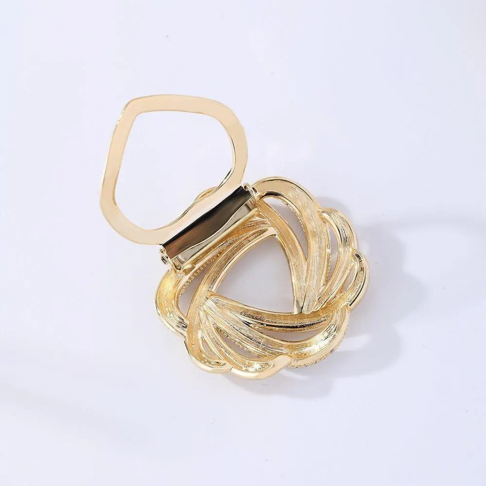 Flower Floral Brooch Pin Pearl Rhinestone Crystal Brooches Pins Scarf Brooch Clip Christmas Brooch Dress Accessories for Women