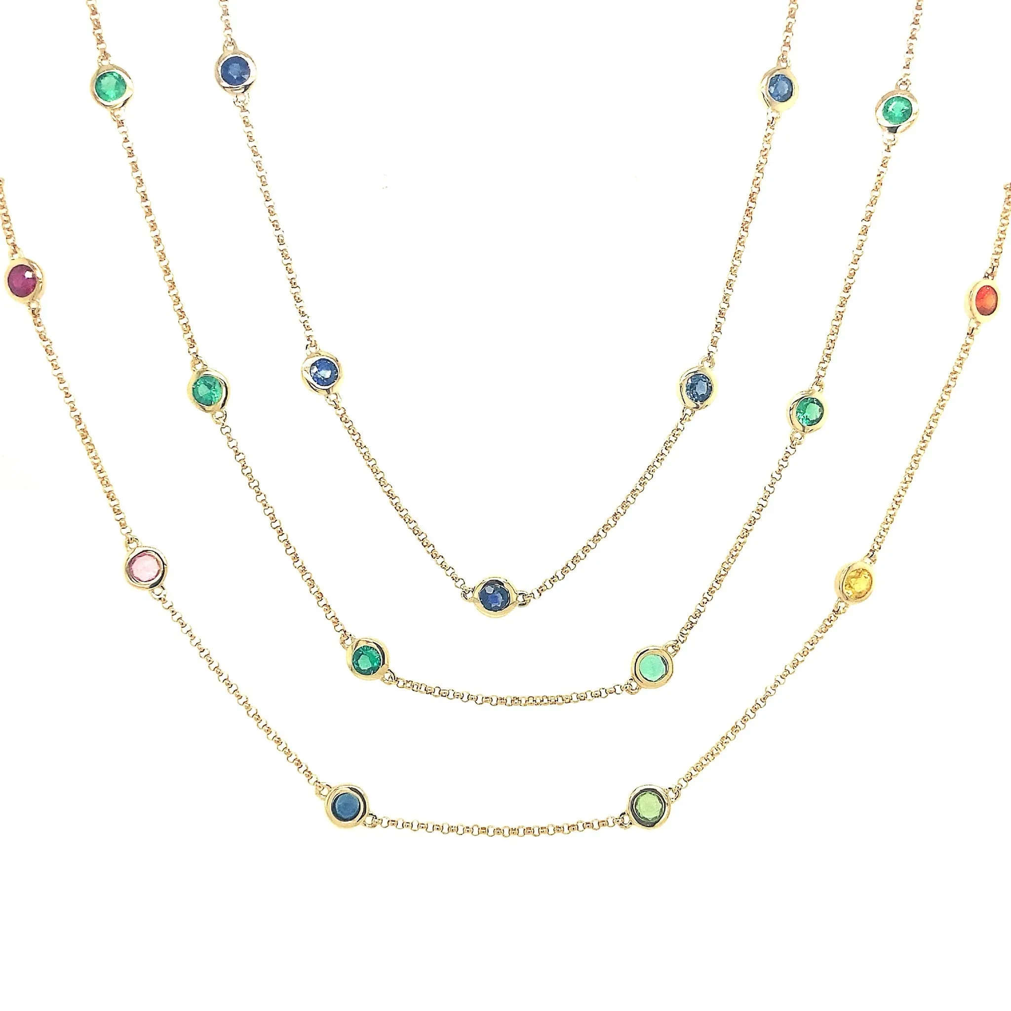 Gemstones by the Yard Necklace