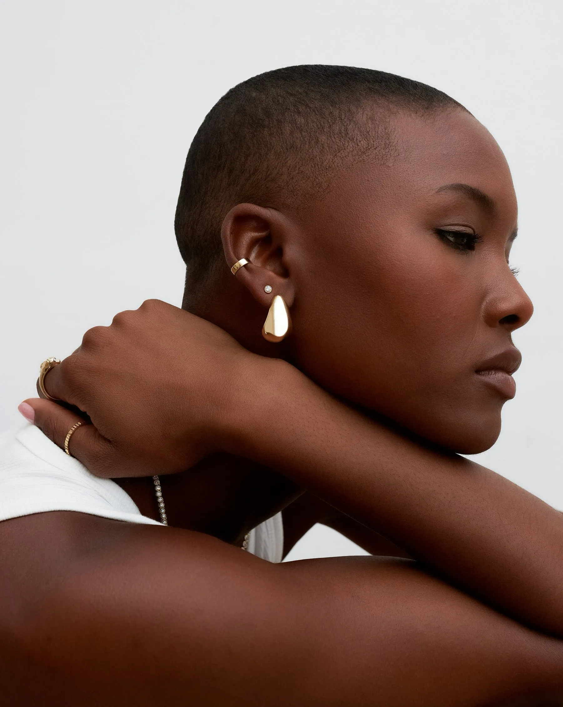Gold Cloud Earrings