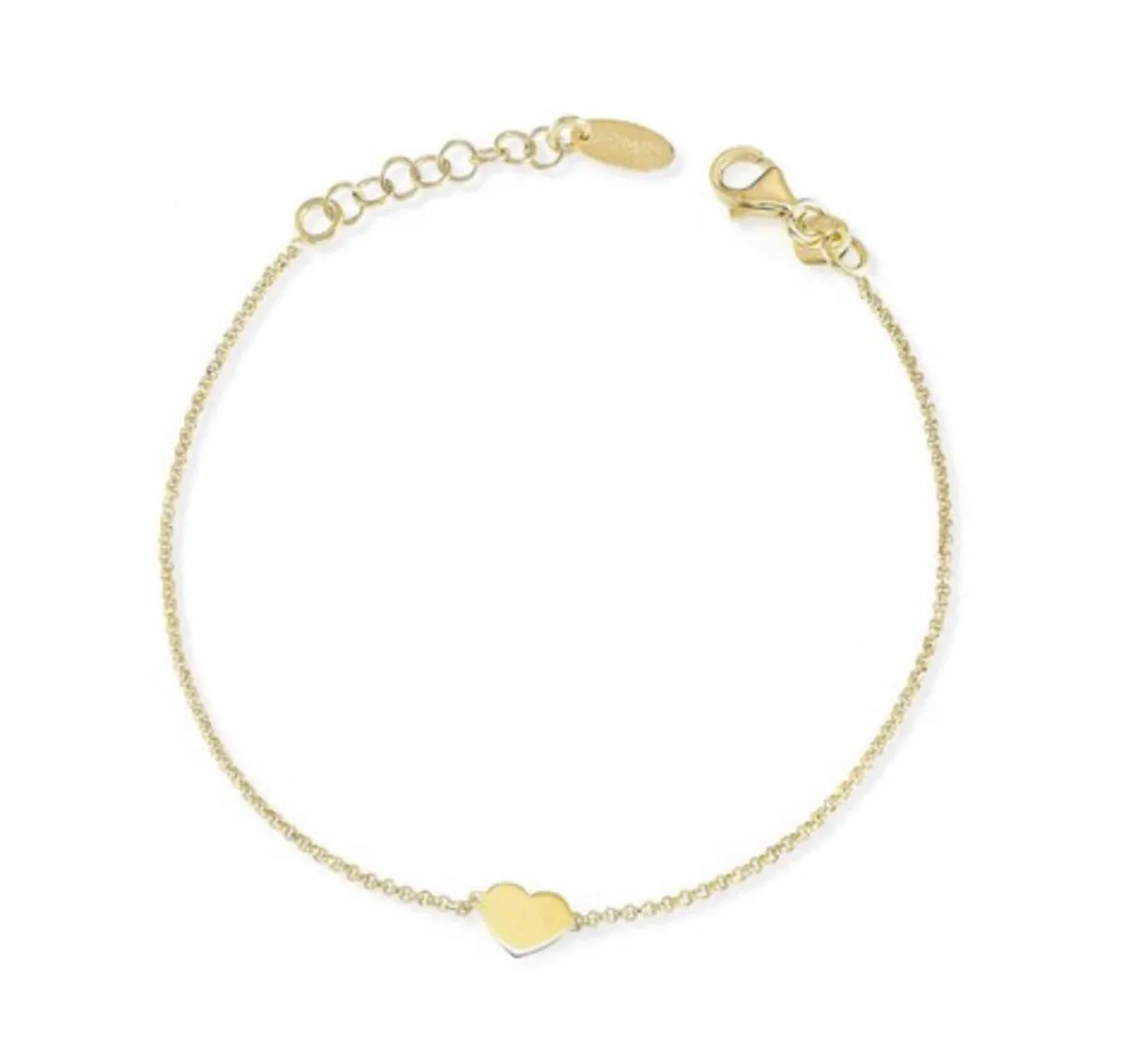 Gold Heart Bracelet