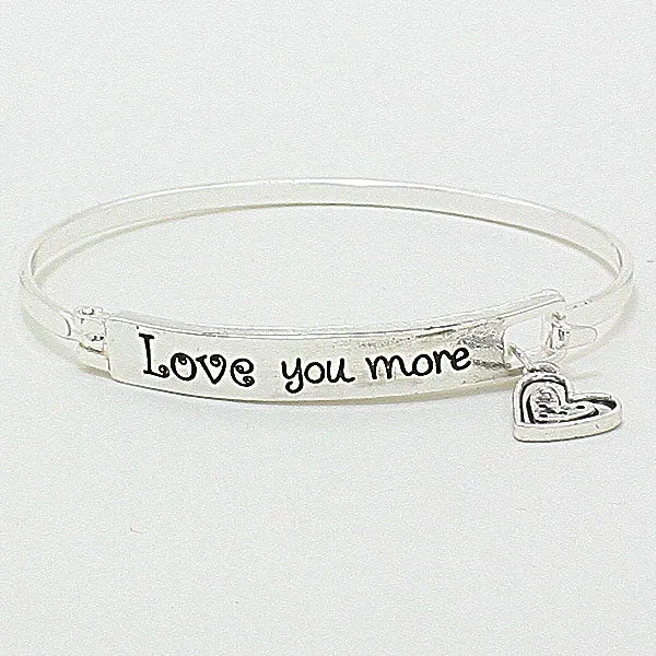 iLLASPARKZ "Love You More" Bangle Bracelet