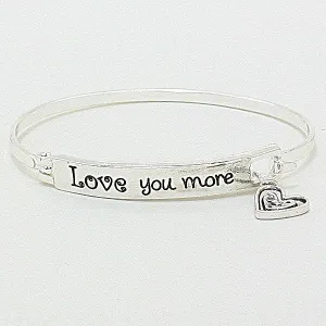 iLLASPARKZ "Love You More" Bangle Bracelet