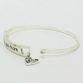 iLLASPARKZ "Love You More" Bangle Bracelet