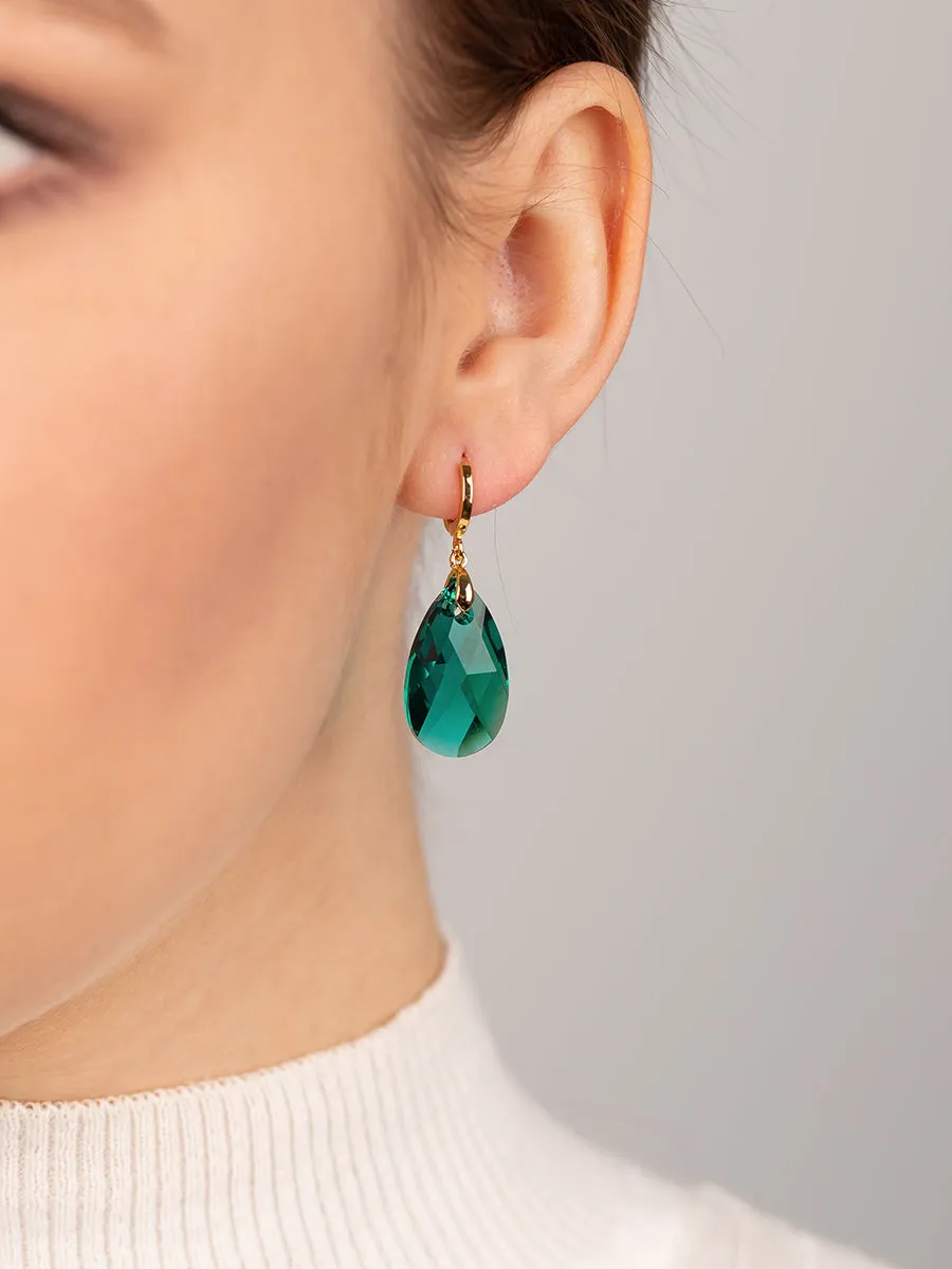 Olivia Earrings | Emerald