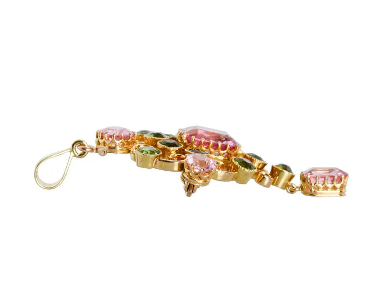 Smashing Pink & Green Tourmaline Pendant