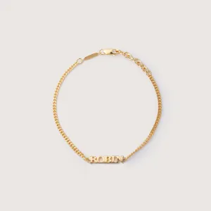 Solid Gold Personalised Name Bracelet (Made To Order) Solid Gold Personalised Name Bracelet (Made To Order)
