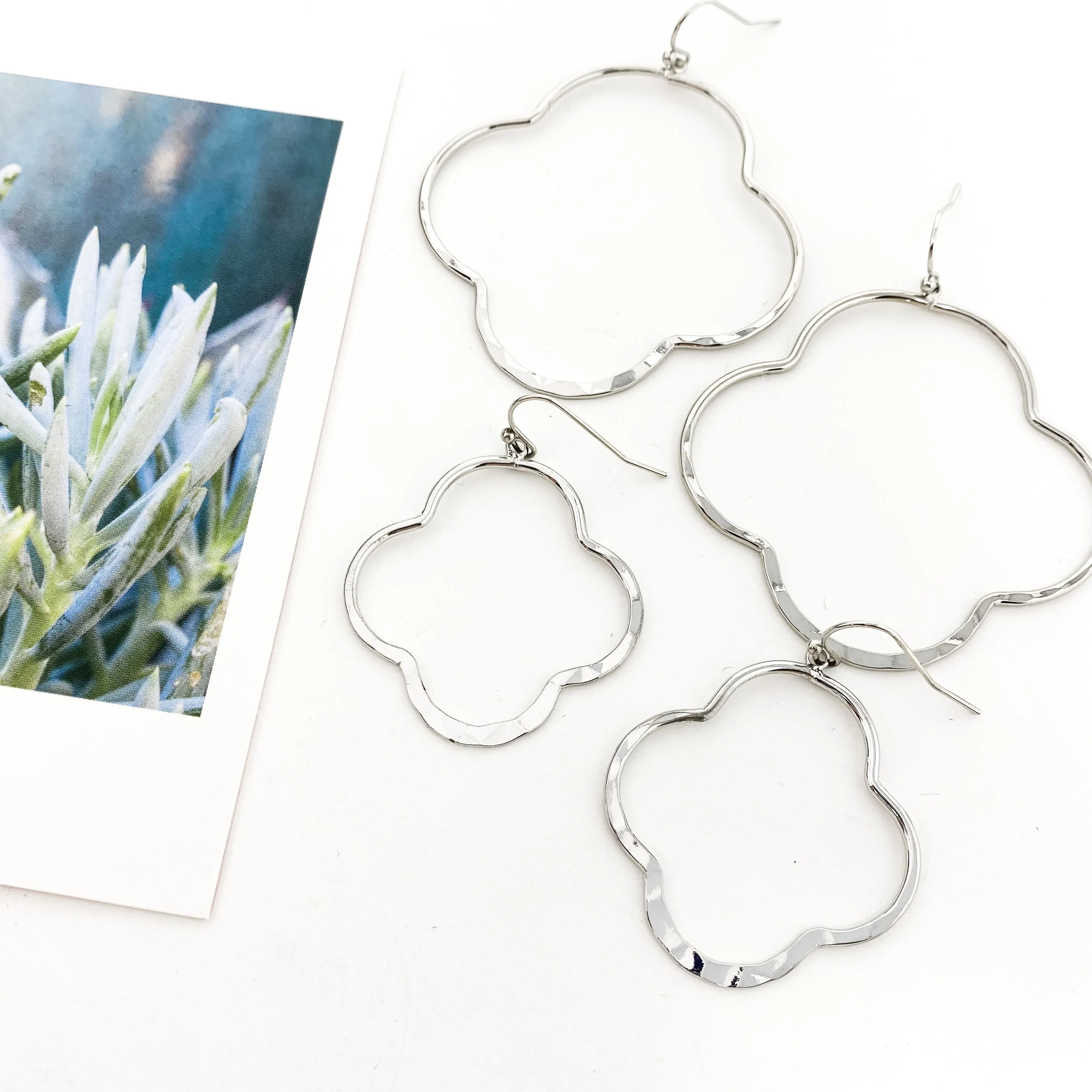Vera Hammered Van Cleef Earring