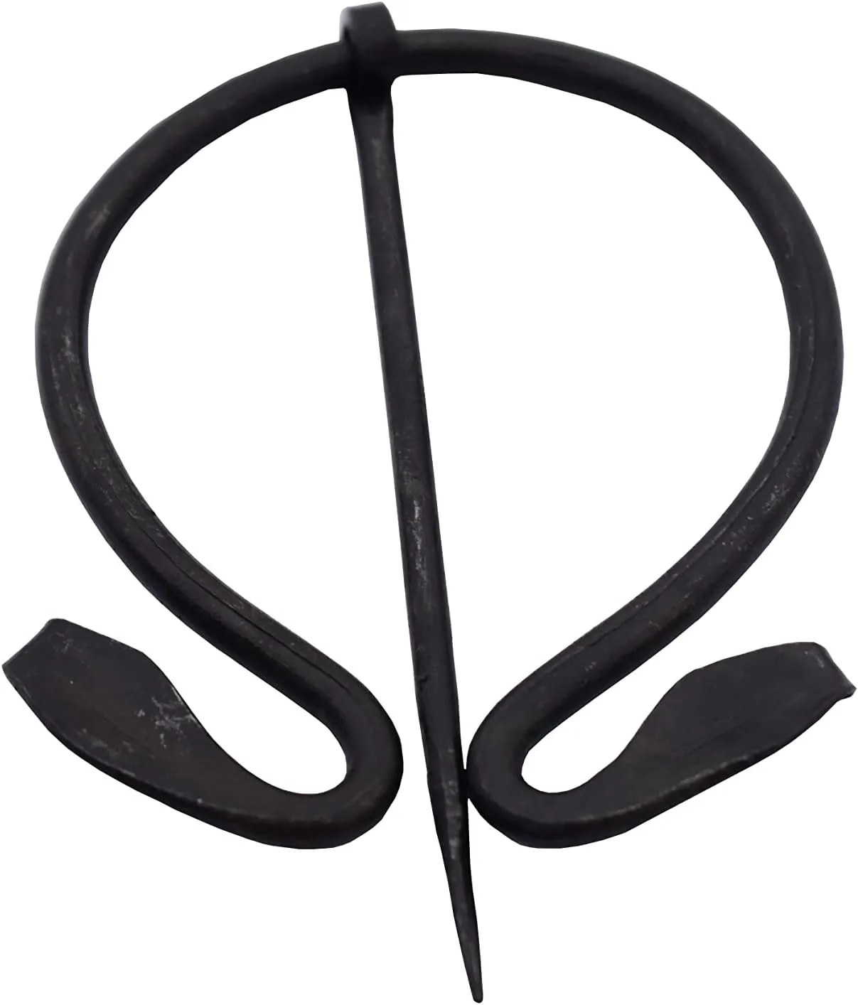 Viking Traders Hand-Forged Snake pennanular Design brooch medieval celtic unisex cloak clasp for shawl